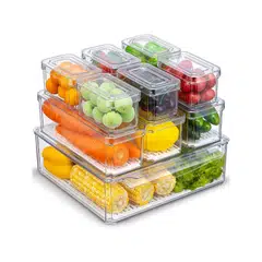 10 Pack Fridge Organiser