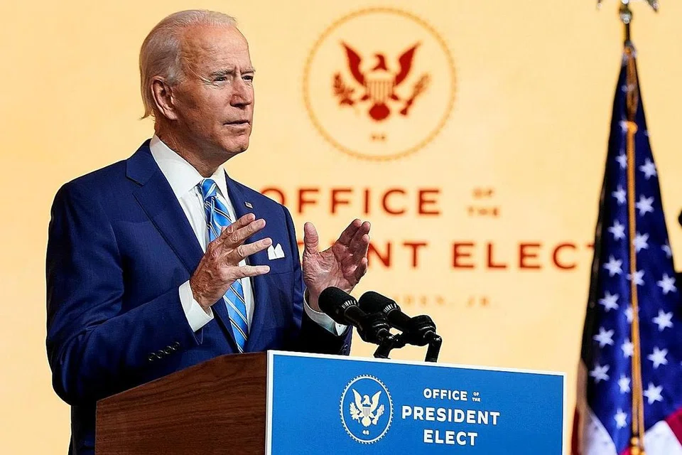 RINGAN BEBAN RAKYAT: Presiden Dipilih, Encik Joe Biden, berjanji akan meningkatkan nilai bantuan untuk golongan pekerja, peniaga kecil dan penganggur apabila rasmi menjadi Presiden Amerika Syarikat. - Foto AFP