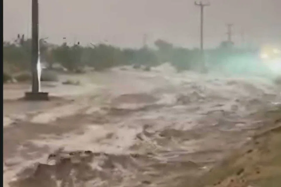 banjir kilat, flash flood, makkah