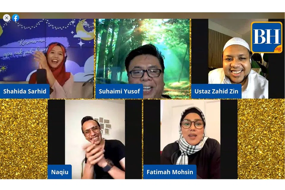 JELANG RAYA: Rancangan Live BH kelmarin menampilkan penyanyi Malaysia dan pemenang bersama program Gegar Vaganza (GV) musim keenam, Naqiu; pereka fesyen dan usahawan setempat, Cik Fatimah Mohsin dan asatizah, Ustaz Zahid Zin yang membincangkan tentang persiapan Raya masyarakat di tengah Covid-19. Imbas kod QR (di atas) untuk menonton video ini. - Foto BERITA HARIAN