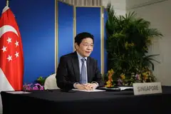 Perdana Menteri, Encik Lawrence Wong berucap kepada pemimpin dunia dalam mesyuarat mengenai Selat Hormuz pada 17 April, anjuran Perancis dan Britain.