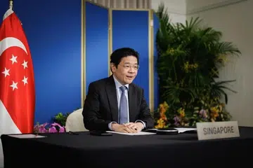 Perdana Menteri, Encik Lawrence Wong berucap kepada pemimpin dunia dalam mesyuarat mengenai Selat Hormuz pada 17 April, anjuran Perancis dan Britain.