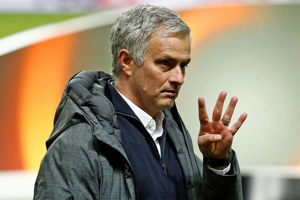 JOSE MOURINHO: Pengurus Manchester United ini didakwa tidak mengisytiharkan pendapatannya yang mencecah 3.3 juta euro ($5.1 juta) semasa memimpin Real Madrid antara 2010 dengan 2013. - Foto AFP