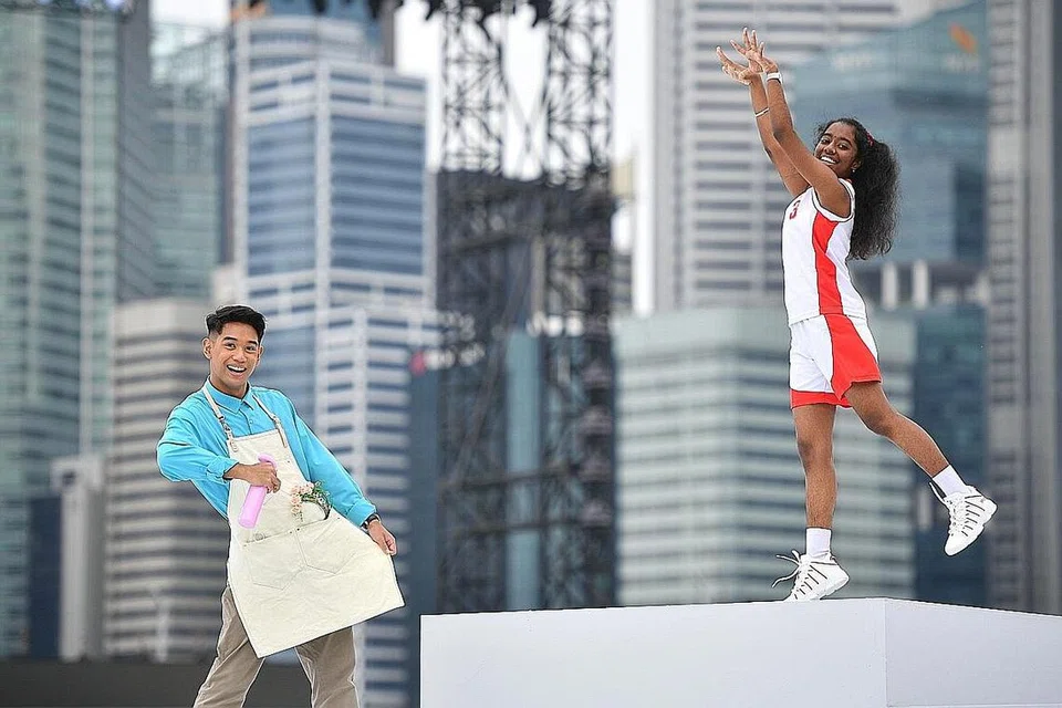 MENYAHUT CABARAN BARU: Memulakan latihan untuk NDP sejak awal Mac. - Foto BM oleh CHONG JUN LIANG