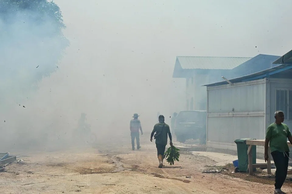 Kebakaran, Desaru, Aliyah Rizq Farm 