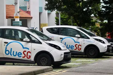 BlueSG, kereta elektrik, henti operasi sementara