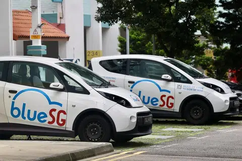 BlueSG, kereta elektrik, henti operasi sementara