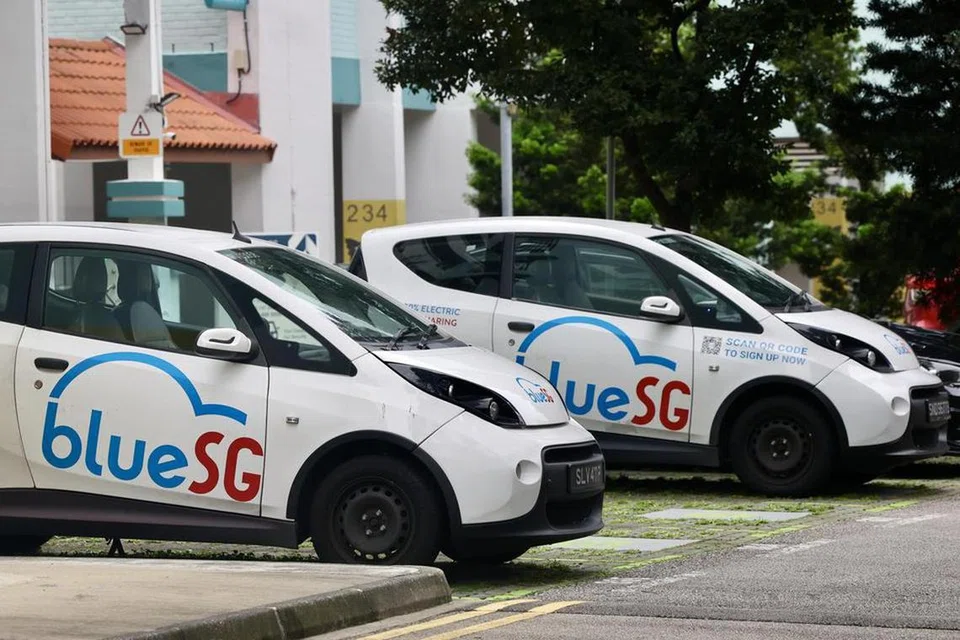 BlueSG, kereta elektrik, henti operasi sementara