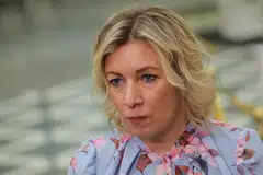 BERI PENGESAHAN: Jurucakap Kementerian Luar Russia, Cik Maria Zakharova, berkata delegasi Hamas berada di Moscow dan memberitahu pemberita pada taklimat bahawa maklumat lanjut akan diberikan kemudian. 
