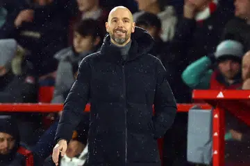 TERLALU AWAL: Erik ten Hag berkata adalah terlalu awal untuk sesiapa sahaja membuat keputusan penting di Manchester United kerana Jim Ratcliffe dan kakitangannya baru tiba. 