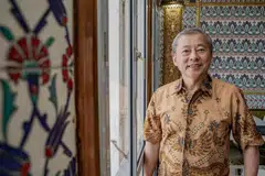 DIRAMAL JADI PESAING: Encik George Goh Ching Wah, pengasas bersama Harvey Norman Ossia dikatakan oleh para pemerhati bakal menjadi pesaing kepada Menteri Kanan, Encik Tharman Shanmugaratnam, yang telah mengumumkan hasrat untuk bertanding dalam jawatan Presiden. 