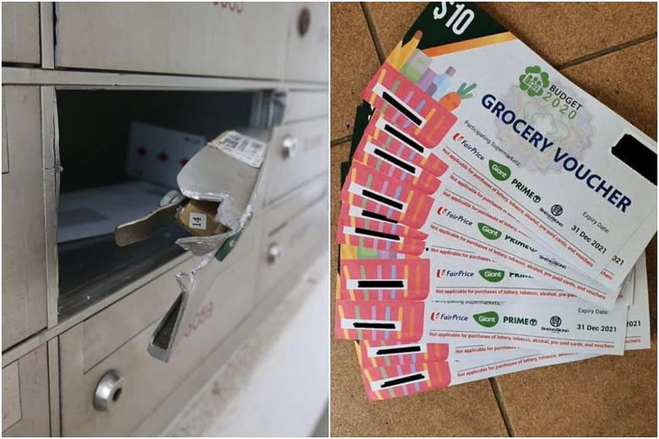 Penangkapan ini adalah yang terkini berkaitan dengan baucar barang dapur yang dicuri dari peti surat blok HDB di merata negara. 