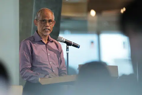 MENGEKAL SUKARELAWAN: Encik Masagos berkata SSA kini menawarkan langkah yang boleh dipraktik dan dilaksana dalam usaha mendekati dan mengekalkan para sukarelawan.