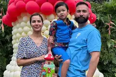 Noor Nabila Mohd Noor (kiri) tiada masalah jika bekas suami, Sharnaaz Ahmad (kanan) ingin datang menjenguk anak mereka, Jebat Jayden, bila-bila masa sahaja kerana utamakan kebahagiaan anaknya.