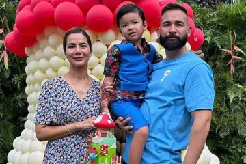 Noor Nabila Mohd Noor (kiri) tiada masalah jika bekas suami, Sharnaaz Ahmad (kanan) ingin datang menjenguk anak mereka, Jebat Jayden, bila-bila masa sahaja kerana utamakan kebahagiaan anaknya.