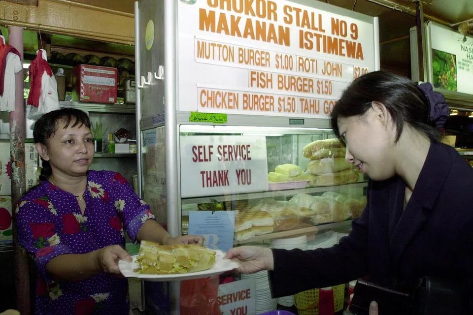 roti john, asal, asli