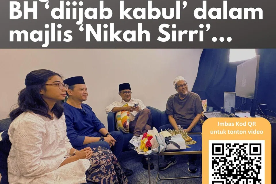 Bagaimana wartawan BH diijab kabul dalam majlis nikah ‘sirri’.