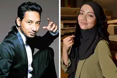 SIBUK URUS KERJAYA: Pelakon dan pengacara popular, Mira Filzah (kanan) akui selesa berkawan rapat dengan pelawak Zizan Razak namun menafikan khabar angin mereka sedang membuat persiapan perkahwinan. - Foto MY NEWSHUB, fail