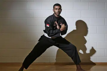 MENJADI HARAPAN NEGARA: Sheik Farhan menjadi antara pesilat harapan negara untuk membolot pingat emas di Kejohanan Pencak Silat Sedunia ke-18 setelah berjaya menjadi juara dunia dua kali berturut-turut. - Foto fail 