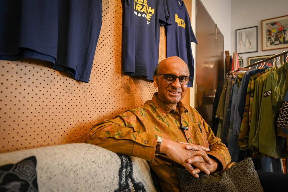 MENAWARKAN DIRI SEBAGAI CALON: Encik Tharman Shanmugaratnam, 66 tahun, menekankan perlunya rakyat Singapura memahami jawatan Presiden Dipilih sebagai satu peranan yang mengatasi politik.