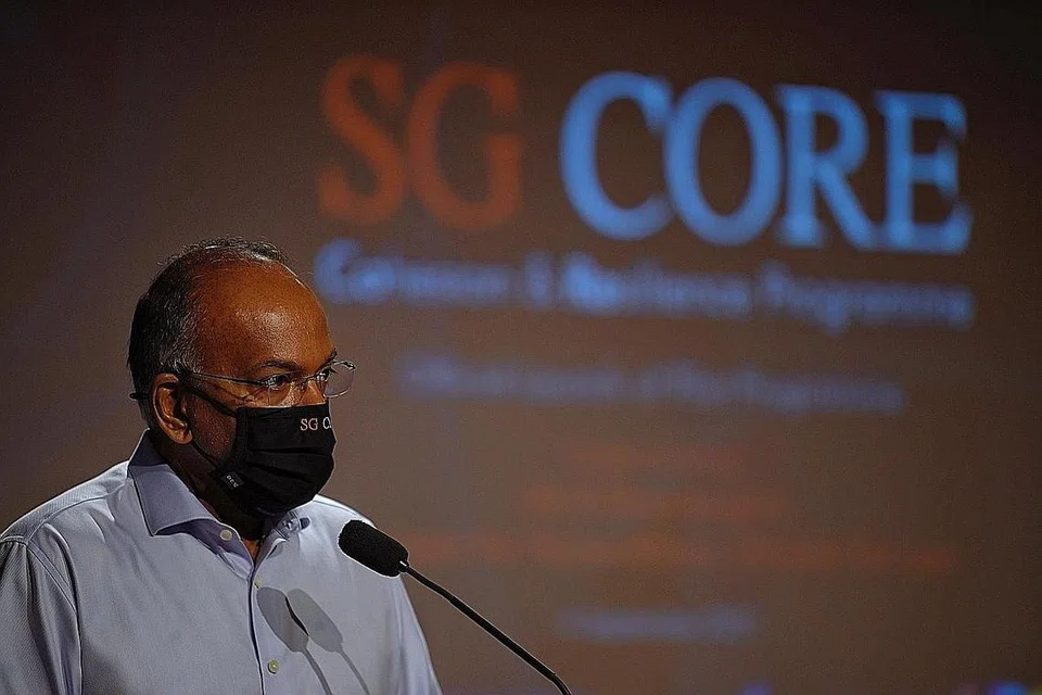 Menteri Undang-Undang merangkap Ehwal Dalam Negeri, Encik K. Shanmugam.