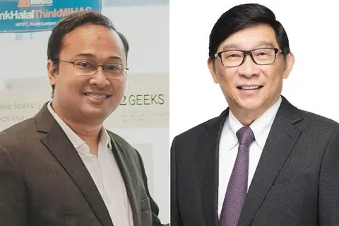 DILANTIK: Encik Fazli Mansor (kiri) dan Dr Chia Tai Tee sebagai anggota lembaga baru Iras. - Foto fail, MOF