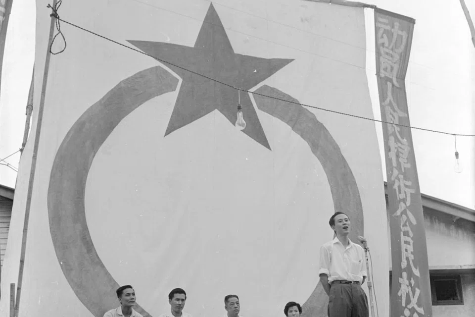 Perhimpunan Barisan Sosialis pada 1962.