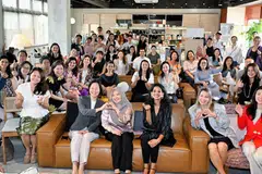 Inisiatif untuk menyokong usahawan wanita dilancarkan oleh Wanita ASME bersama Menteri Negara (Ehwal Luar merangkap Perdagangan dan Perusahaan), Cik Gan Siow Huang (tiga dari kiri, barisan hadapan) di Alma House pada 28 Mac.