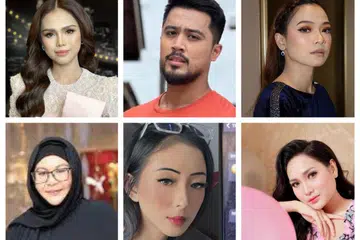 Kisah sensasi yang mendominasi media sosial membabitkan ‘pemain watak’ (dari atas, kiri mengikut putaran jam), Bella Astillah, Aliff Aziz, Ruhainies, Didie Astillah, Sarah Yasmine dan Erma Fatima berlarutan sampai ke tahap ramai yang mula jenuh dengan laporan mengenainya.