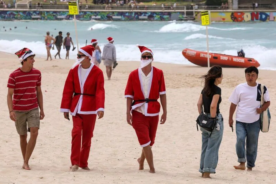 Pantai Bondi, Krismas, lelaki Australia ditangkap