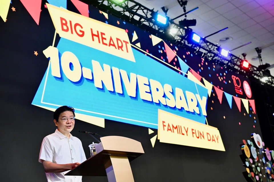 Lawrence Wong, bantu diri