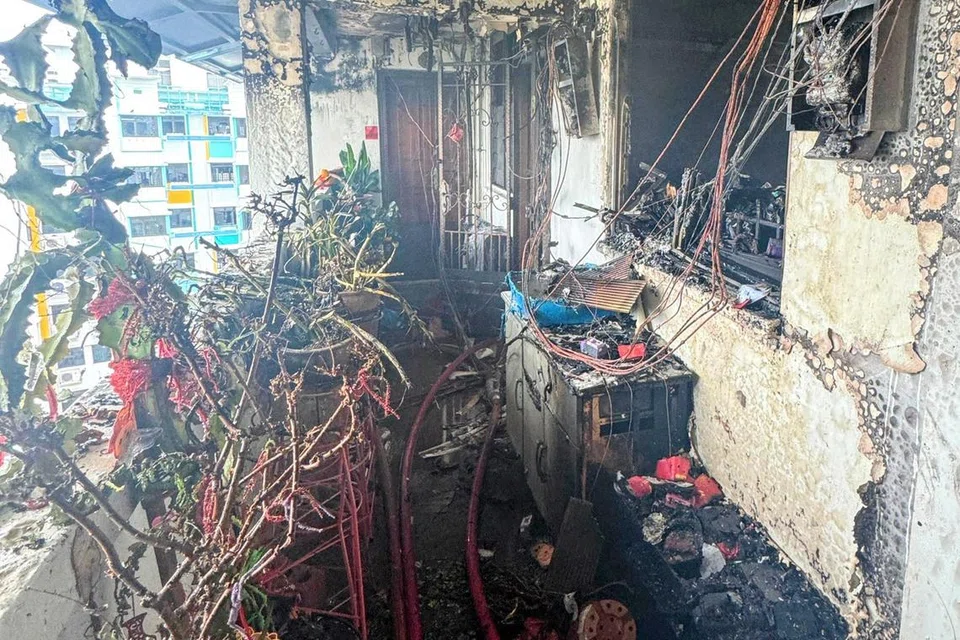 Kebakaran, Toa Payoh, koridor, SCDF