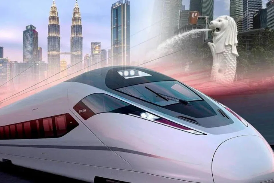 DUA NEGARA: Projek Kereta Api Berkelajuan Tinggi (HSR) Malaysia-Singapura menarik minat firma pengangkutan antarabangsa.