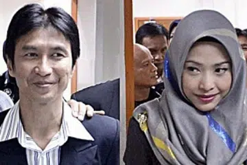 DIDENDA: Zamani (kiri) dan Nur Juliana Abdul Rani masing- masing didenda RM5,500 oleh Mahkamah Majistret Ampang, Selangor, kelmarin. - Foto UTUSAN MALAYSIA