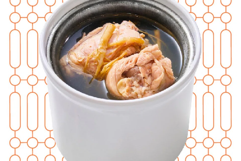 Sup ginseng ayam dijual pada harga $3.80.