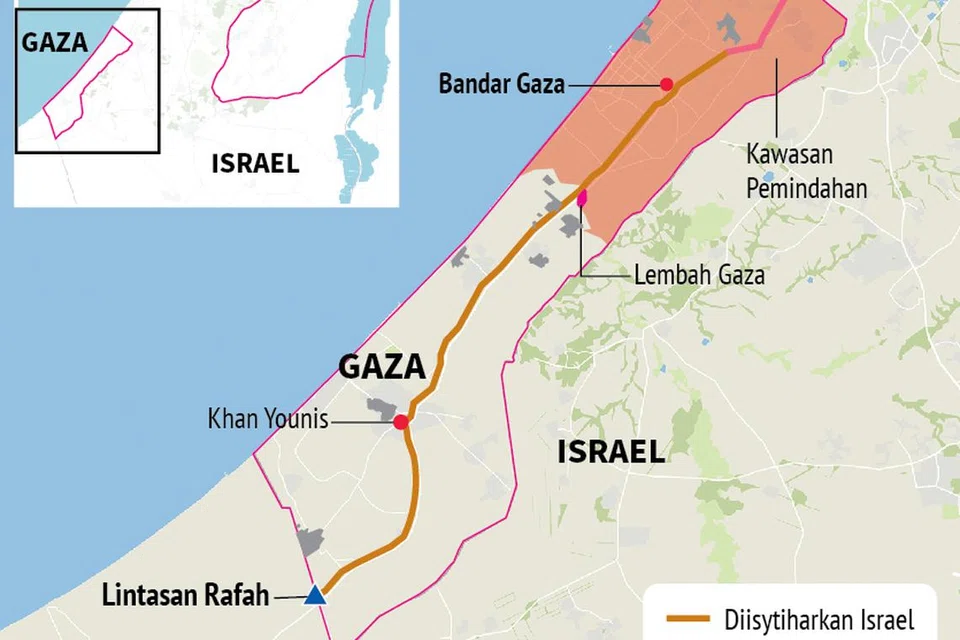 PETA GAZA