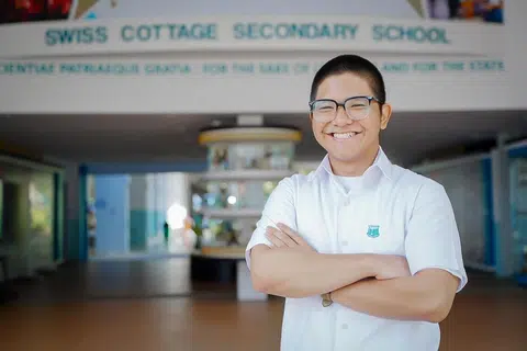 RI, Muhammad Amjad Amirul, MLEP Institusi Raffles, DSA, Bahasa Melayu, Swiss Cottage Secondary, Keputusan GCE O, Pelajar Cemerlang Melayu