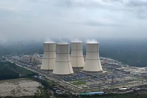 Loji jana kuasa nuklear Rooppur di Ishwardi, Bangladesh.