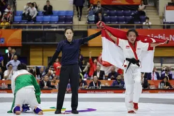 Tiffany Teo, Sukan Asia, MMA Singapura, pingat emas