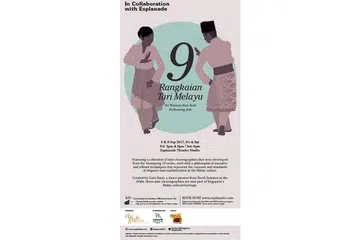 POSTER PERSEMBAHAN: Inilah poster acara persembahan '9 Rangkaian Tari Melayu'. Ia akan dipersembahkan oleh Sri Warisan Som Said Ltd. - Foto SRI WARISAN SOM SAID LTD