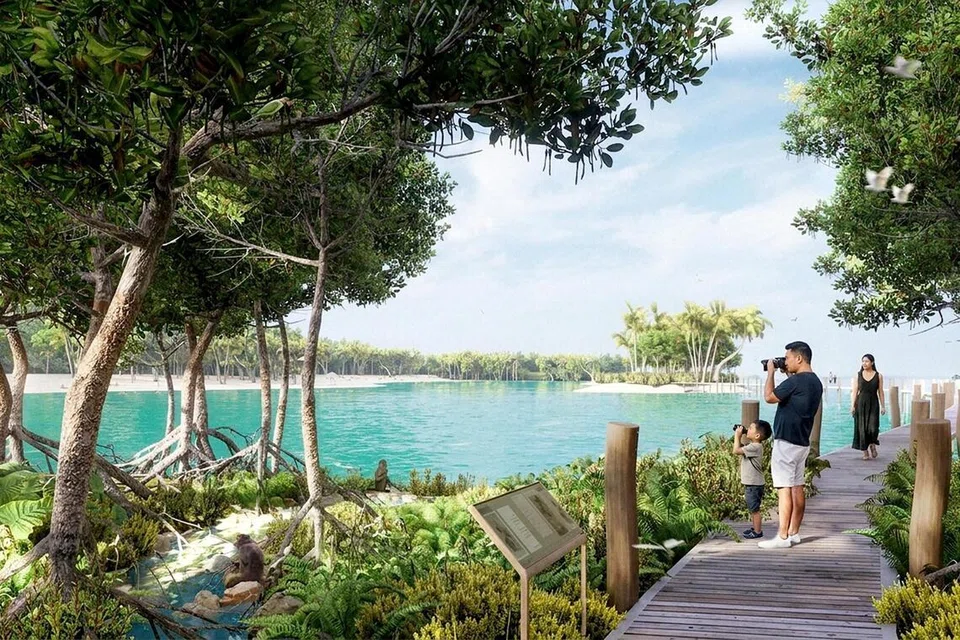 Pelan Induk Greater Sentosa akan menawarkan pengalaman meneroka kepulauan kecil (islet-hopping) yang menggabungkan beberapa pulau kecil dengan pelantar laluan atau ‘boardwalk’.