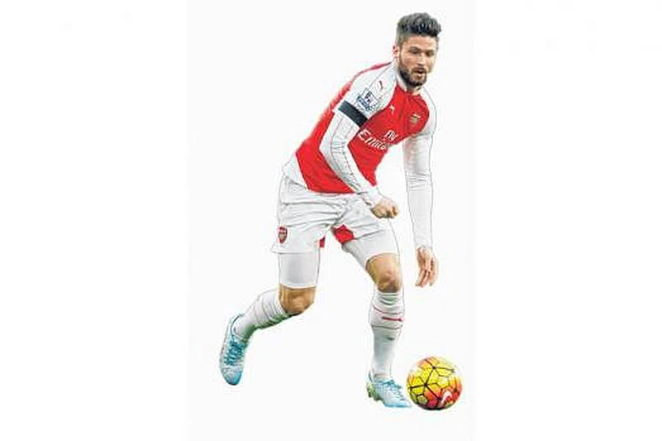 12 Gol: Olivier Giroud, Arsenal