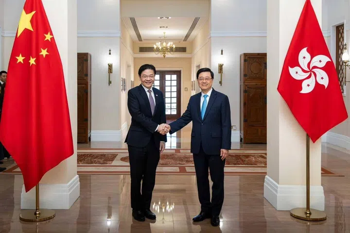 Singapore, Hong Kong, Lawrence Wong, John Lee, HKSAR, bilateral relationship