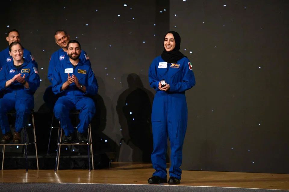 Cik Nora Al Matrooshi dalam majlis tamat latihan Pentadbiran Penerbangan dan Angkasa Lepas Kebangsaan (Nasa), di Houston, Texas, pada 5 Mac. 