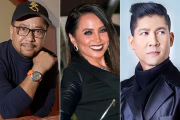 HIBURKAN PEMINAT: Juara Gegar Vaganza musim pertama, Ayai Ilusi (kiri), peserta musim kedua, Haiza (tengah) dan peserta musim ketiga, Zarul, akan bersama pelanggan Singtel TV pada Jumaat dan Sabtu ini. - Foto-foto fail