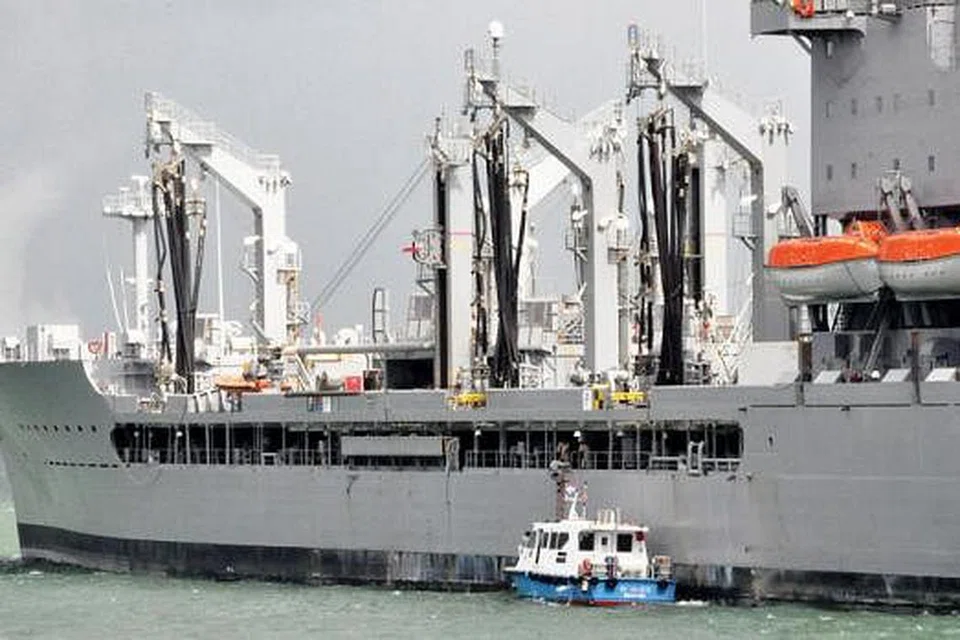 SERTAI LATIHAN: Pasukan Keselamatan Maritim dari Angkatan Laut Republik Singapura (RSN) turut sama menyertai Latihan dan Kerjasama Asia Tenggara (SEACAT) bersama pasukan tentera laut dari Amerika Syarikat, Indonesia, Malaysia, Filipina dan Thailand. - Foto SAF