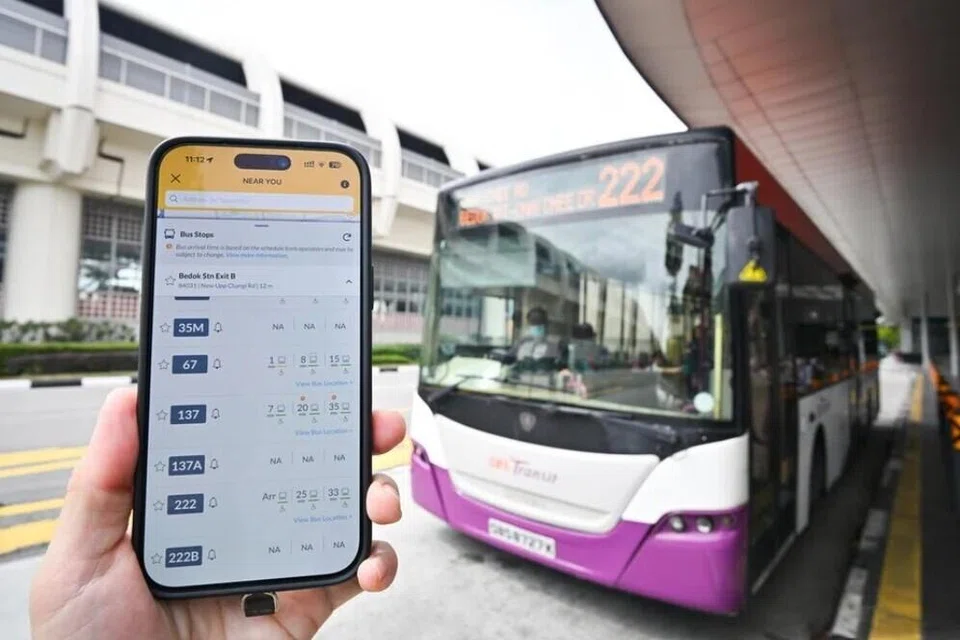 Singapura, bas, bus, arrival times, application, aplikasi, Jeffrey Siow