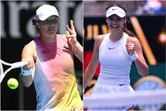 Atlet tenis wanita nombor dua dunia, Iga Swiatek (kiri), akan menentang Emma Raducanu, juara Terbuka Amerika 2021, dalam pertemuan berprofil tinggi Terbuka Australia.