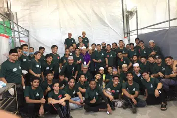 Masjid Alkaff Kampung Melayu pernah melakukan penyembelihan haiwan korban pada 2017 yang melibatkan kakitangan dan sukarelawan masjid.