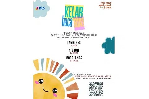 Kelab Baca Ria direka khas untuk kanak-kanak berusia antara empat dengan lapan tahun.